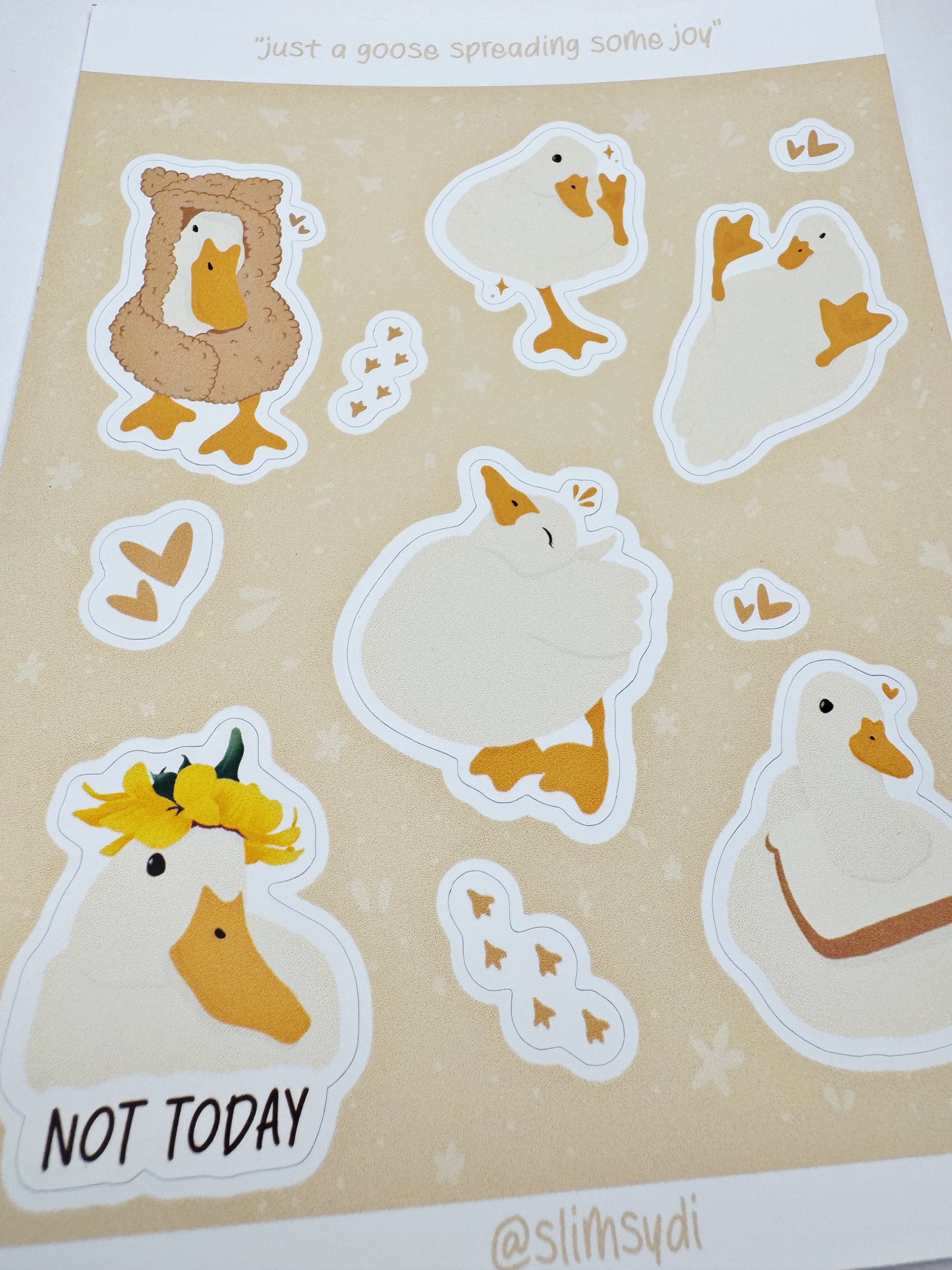 Sticker Sheet - Goose