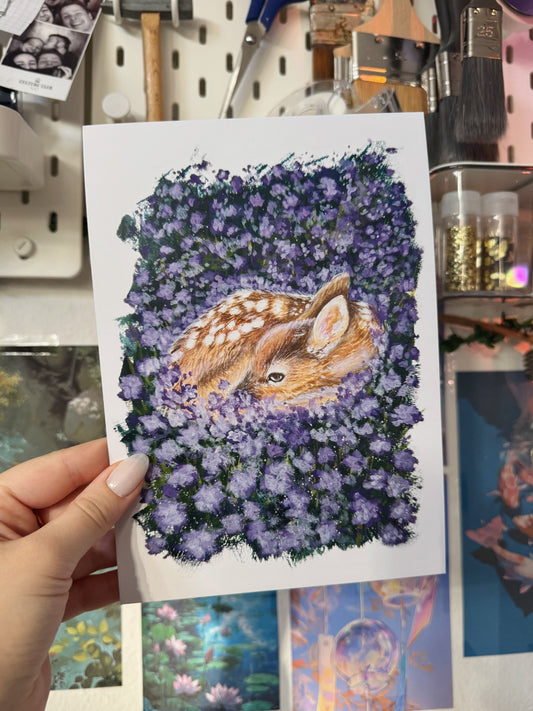Mini Print A5 - "A touch of lilac"
