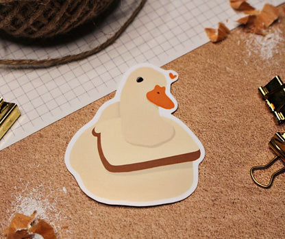 "Toasty" - Glossy Vinyl Sticker