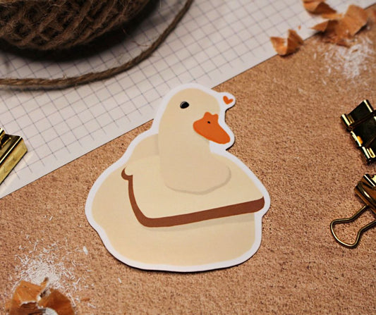 "Toasty" - Glossy Vinyl Sticker