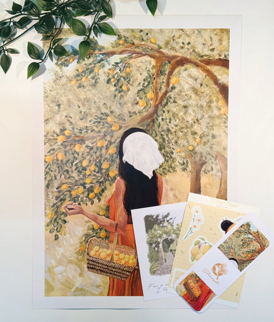 DIN A3 Print „Lemon Trees“ - Bundle
