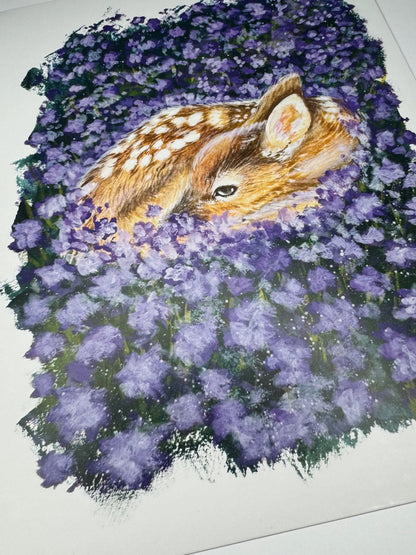Mini Print A5 - "A touch of lilac"